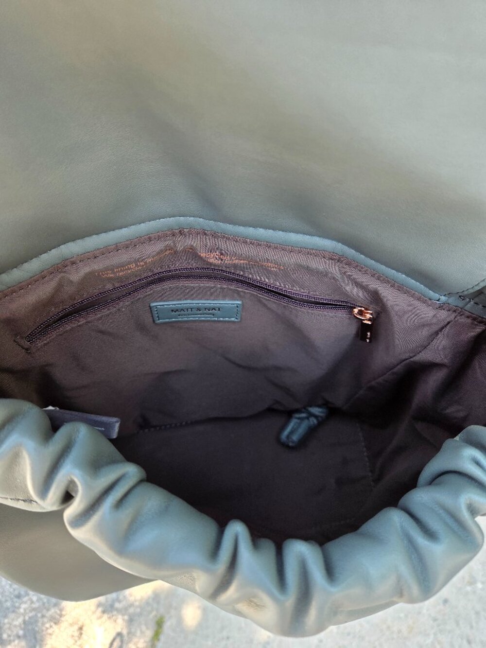 Matt and Nat Slouchy Drawstring Backpack - Picture 5 of 6